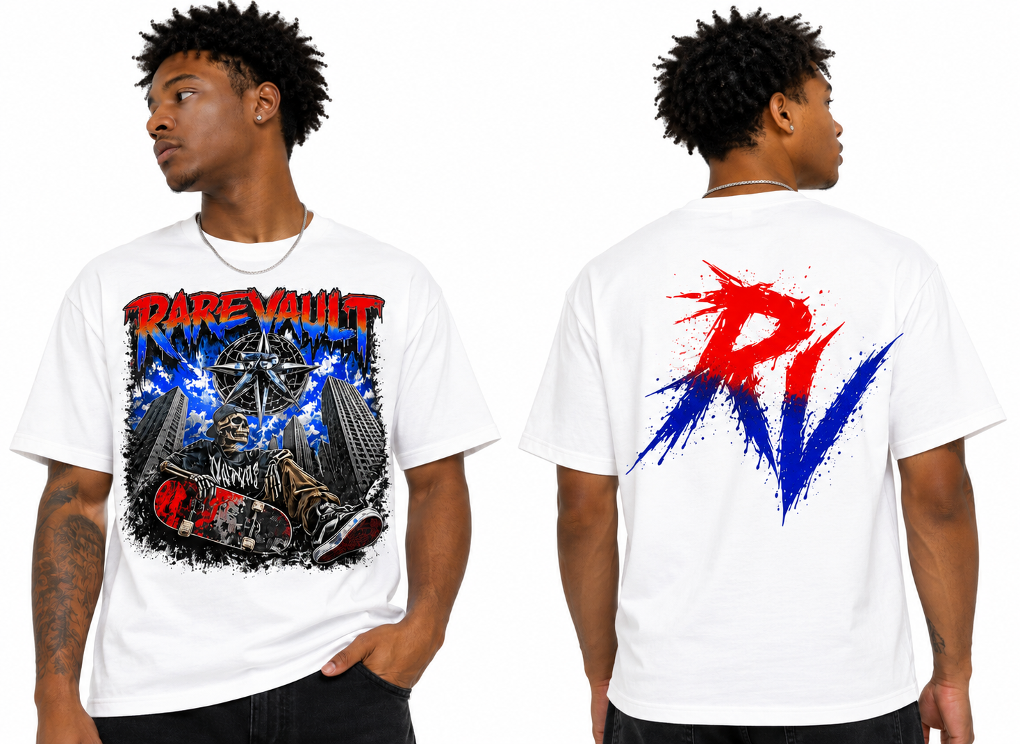 RAREVAULT SKATE GRAPHIC TEE