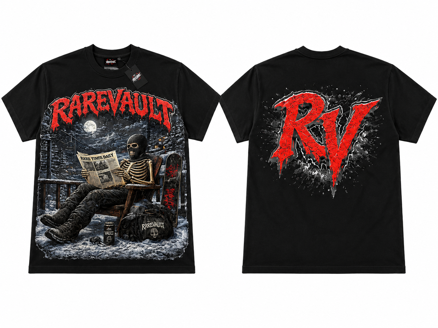 RAREVAULT SKI GRAPHIC TEE