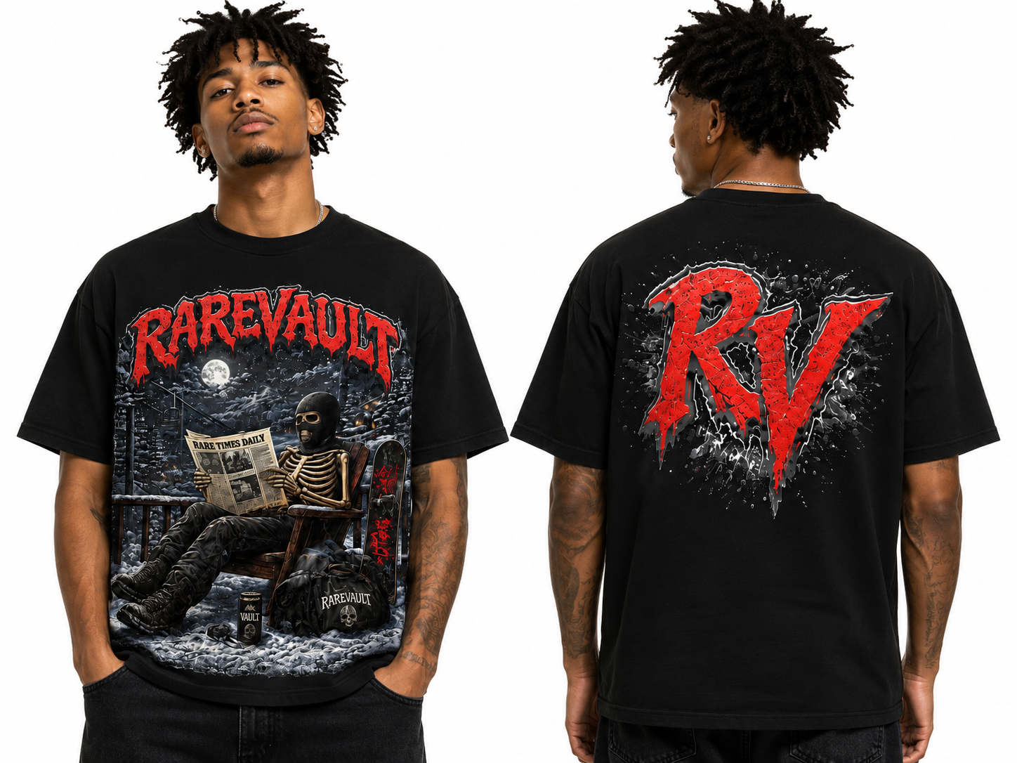 RAREVAULT SKI GRAPHIC TEE